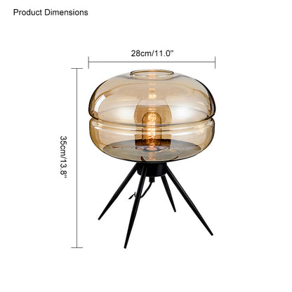 WOMO Glass Dome Table Lamp-WM8022