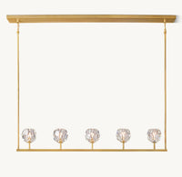 WOMO Crystal Linear Chandelier – Boule