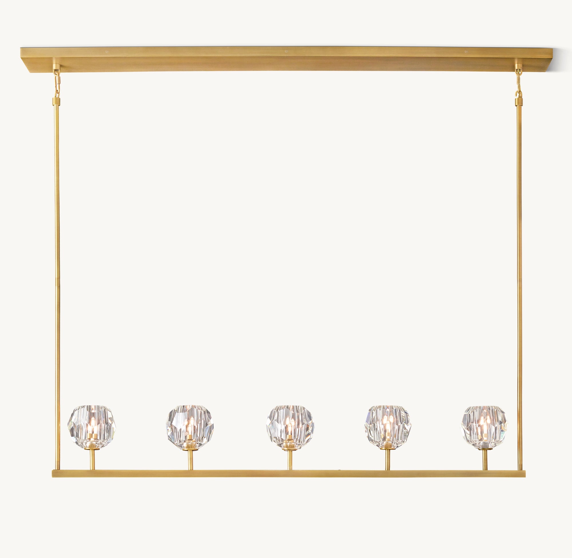 WOMO Crystal Linear Chandelier – Boule