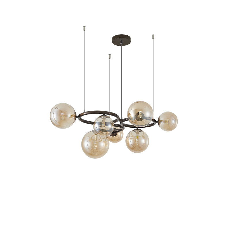 WOMO Colored Glass Ball Chandelier-WM2253