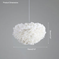 WOMO Feather Cloud Pendant Light-WM2217