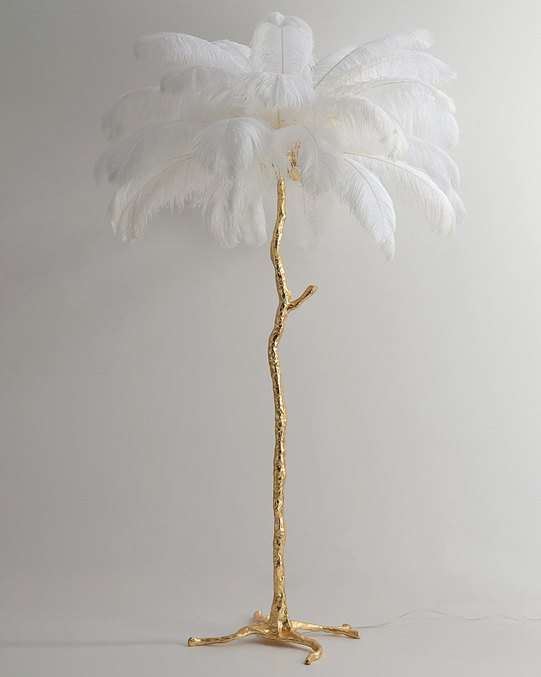 WOMO Feather Palm Tree Floor Lamp-WM7000