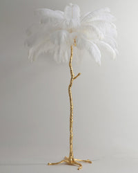 WOMO Feather Palm Tree Floor Lamp-WM7000