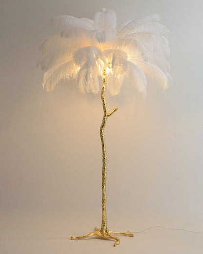 WOMO Feather Palm Tree Floor Lamp-WM7000