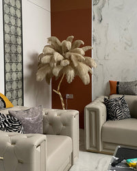 WOMO Feather Palm Tree Floor Lamp-WM7000