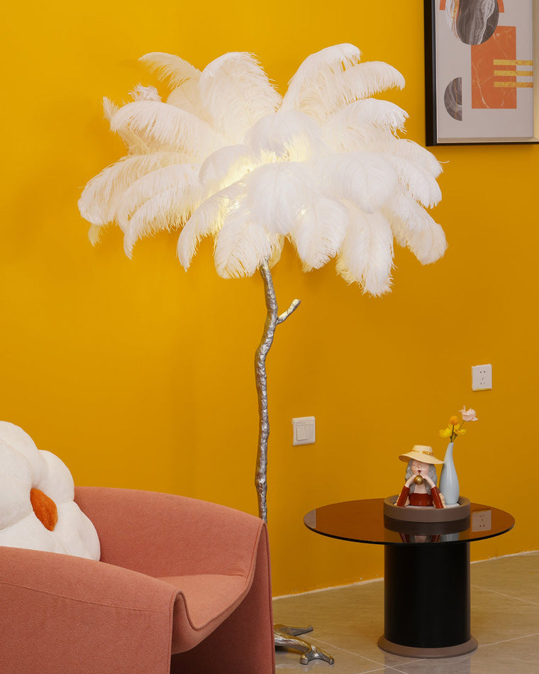 WOMO Feather Palm Tree Floor Lamp-WM7000