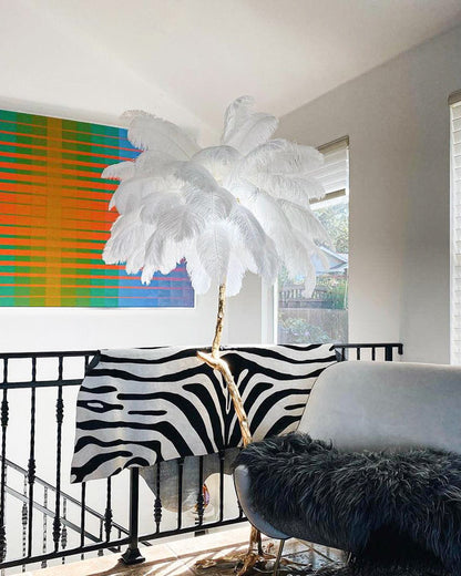 WOMO Feather Palm Tree Floor Lamp-WM7000