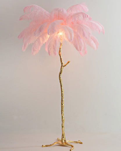 WOMO Feather Palm Tree Floor Lamp-WM7000