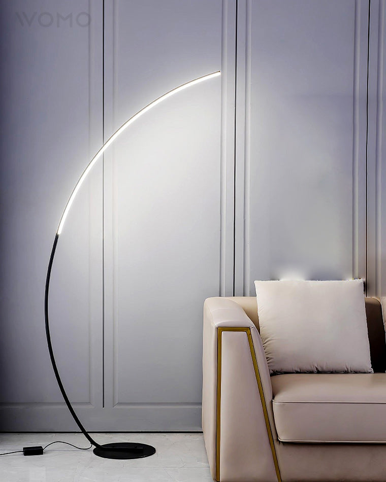 WOMO Crescent Arc LED Floor Lamp-WM7001