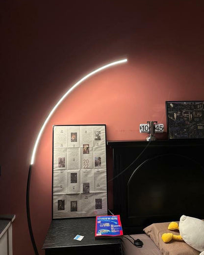 WOMO Crescent Arc LED Floor Lamp-WM7001