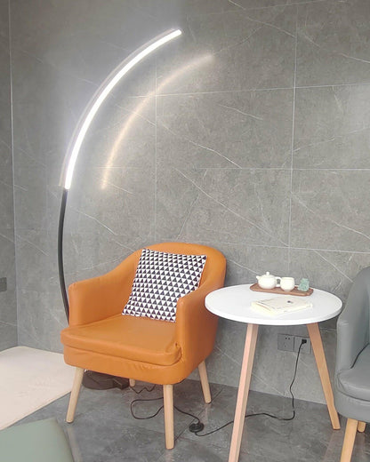 WOMO Crescent Arc LED Floor Lamp-WM7001