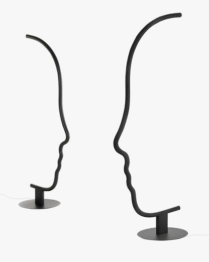 WOMO Facial Profile Sculptural Floor Lamp-WM7002