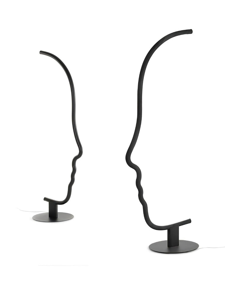 WOMO Facial Profile Sculptural Floor Lamp-WM7002