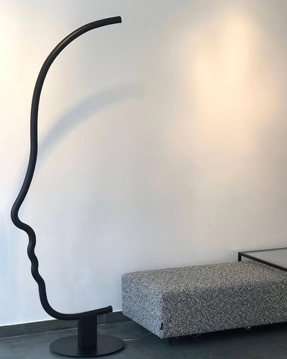 WOMO Facial Profile Sculptural Floor Lamp-WM7002