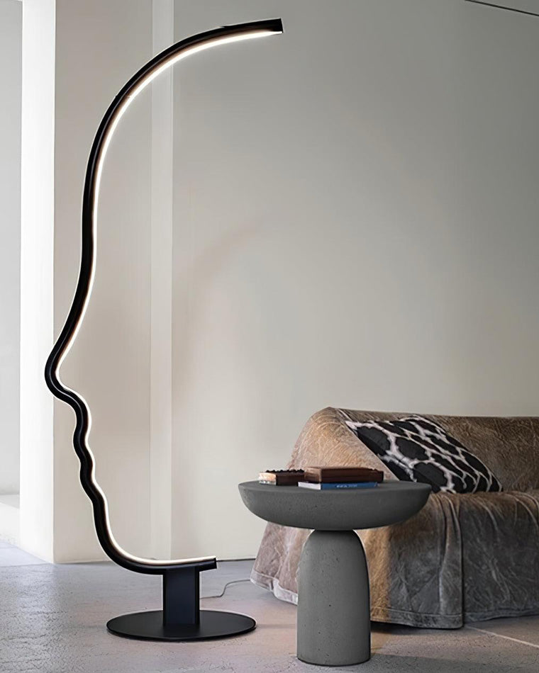 WOMO Facial Profile Sculptural Floor Lamp-WM7002