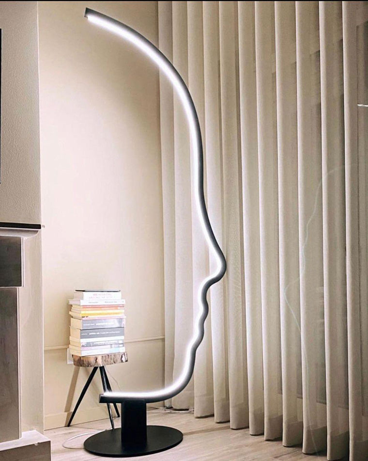 WOMO Facial Profile Sculptural Floor Lamp-WM7002