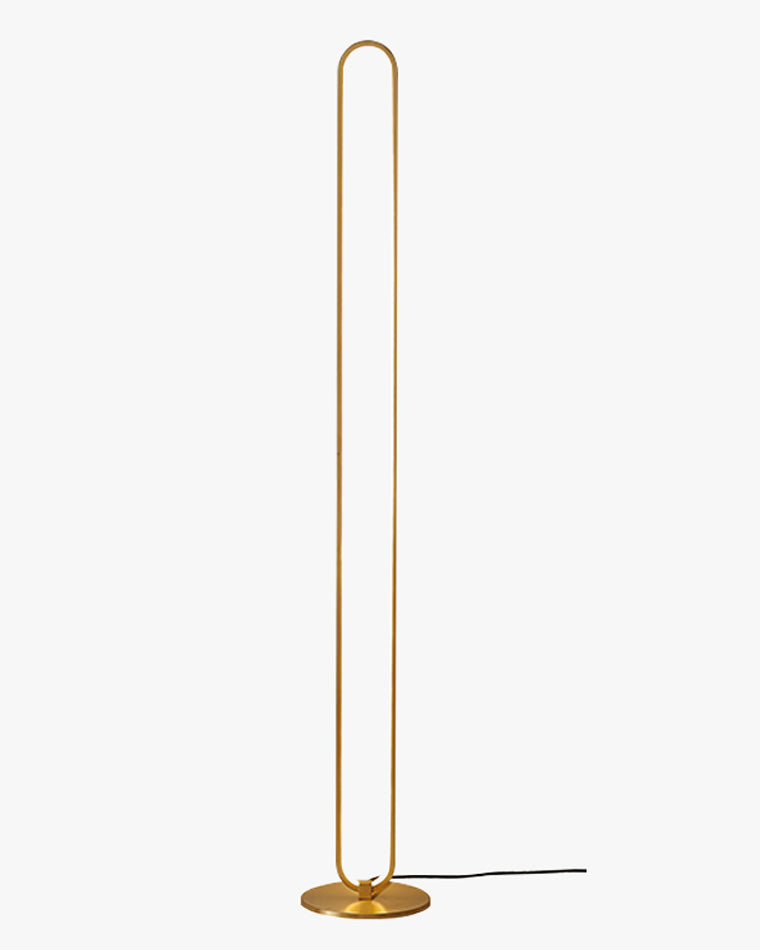 WOMO  Oval Skinny Corner Floor Lamp-WM7009