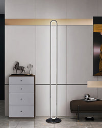 WOMO  Oval Skinny Corner Floor Lamp-WM7009