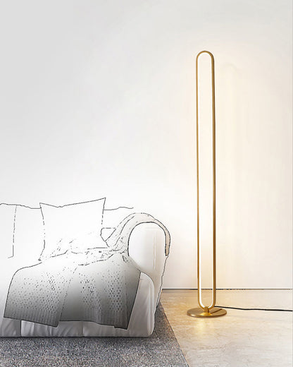 WOMO  Oval Skinny Floor Lamp-WM7009