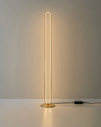 WOMO  Oval Skinny Corner Floor Lamp-WM7009