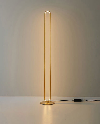 WOMO  Oval Skinny Floor Lamp-WM7009