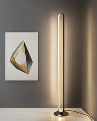 WOMO  Oval Skinny Corner Floor Lamp-WM7009