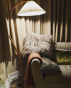 WOMO Pleated Gooseneck Floor Lamp-WM7013 thumbnail