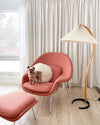WOMO Pleated Gooseneck Floor Lamp-WM7013 thumbnail
