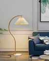 WOMO Pleated Gooseneck Floor Lamp-WM7013 thumbnail