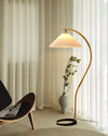 WOMO Pleated Gooseneck Floor Lamp-WM7013 thumbnail