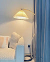 WOMO Pleated Gooseneck Floor Lamp-WM7013 thumbnail