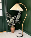 WOMO Pleated Gooseneck Floor Lamp-WM7013 thumbnail