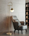 WOMO Bauhaus Globe Floor Lamp-WM7016 thumbnail