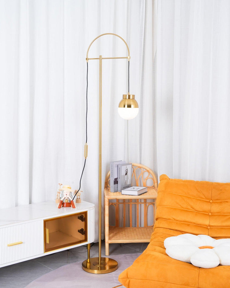 WOMO Bauhaus Globe Floor Lamp-WM7016