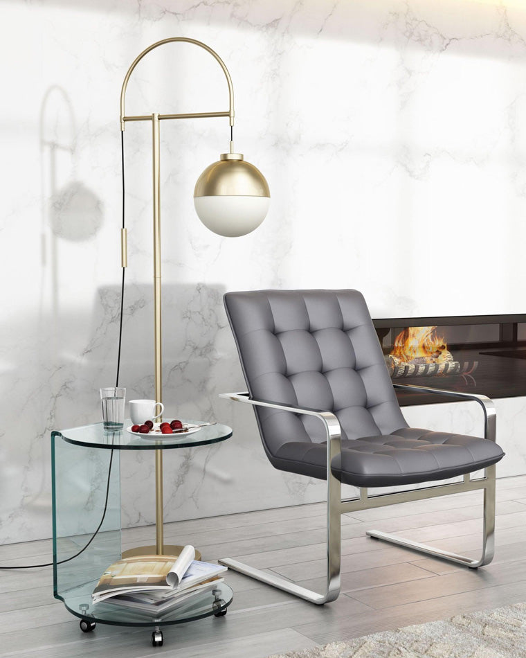 WOMO Bauhaus Globe Floor Lamp-WM7016