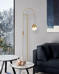 WOMO Bauhaus Globe Floor Lamp-WM7016