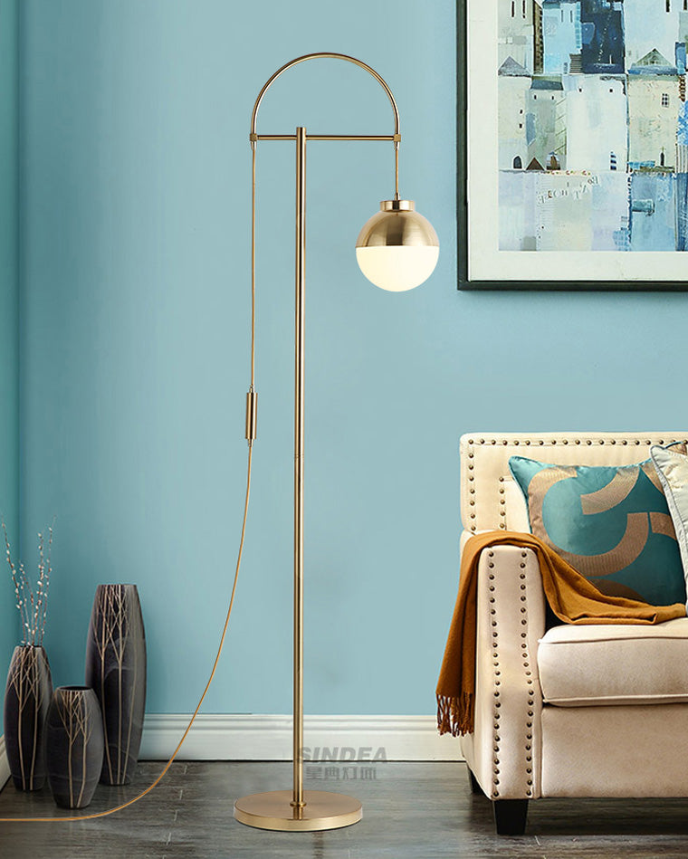 WOMO Bauhaus Globe Floor Lamp-WM7016