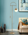 WOMO Bauhaus Globe Floor Lamp-WM7016 thumbnail