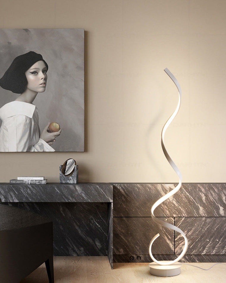 WOMO Spiral LED Floor Lamp-WM7017