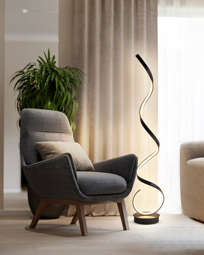 WOMO Spiral LED Floor Lamp-WM7017