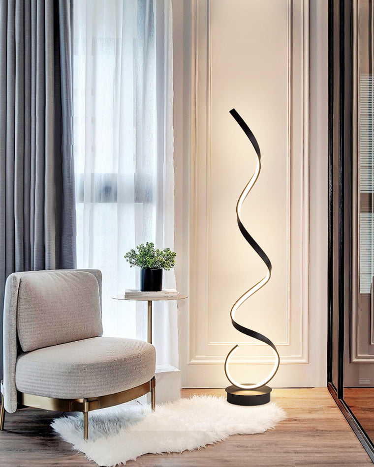 WOMO Spiral LED Floor Lamp-WM7017