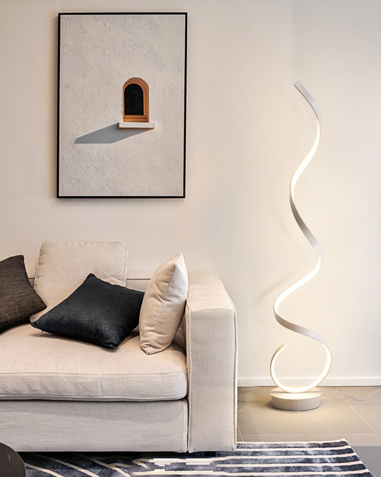 WOMO Spiral LED Floor Lamp-WM7017