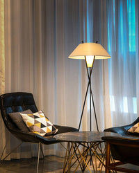 WOMO Japandi Cone Tripod Floor Lamp-WM7019