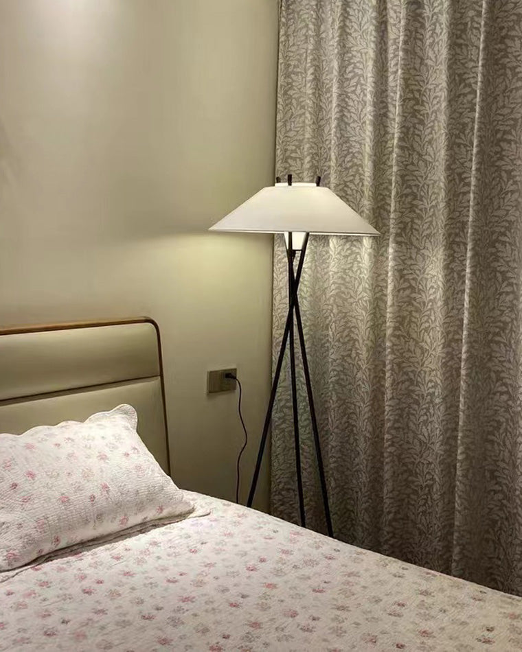 WOMO Japandi Cone Tripod Floor Lamp-WM7019