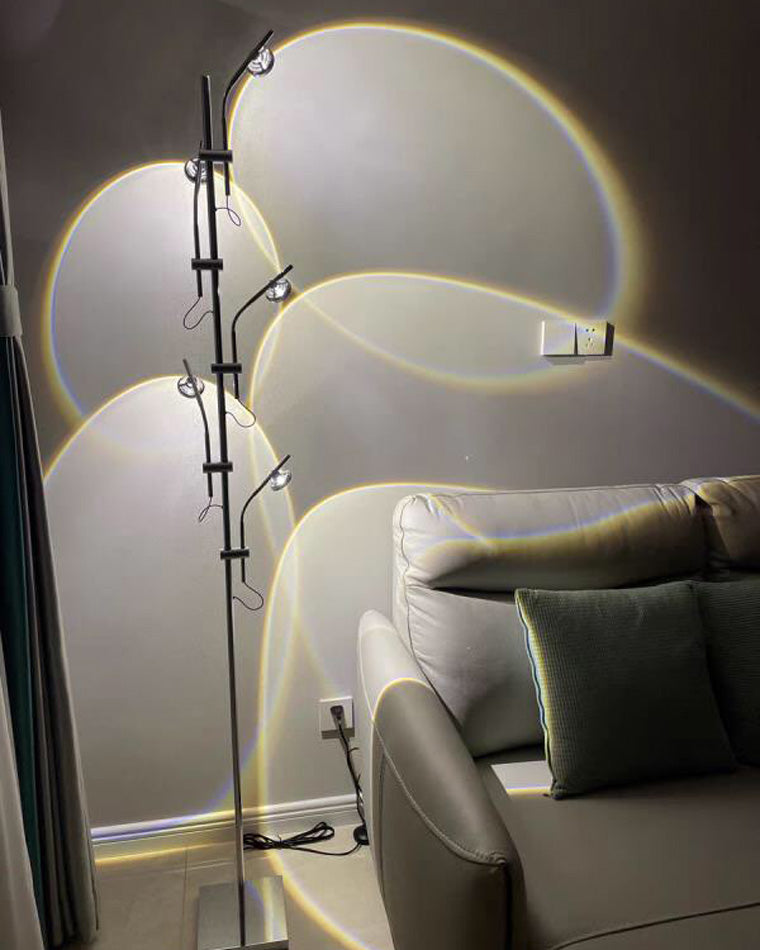 WOMO 5-head Halo Projector Tree Floor Lamp-WM7020