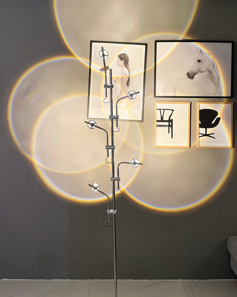 WOMO 5-head Halo Projector Tree Floor Lamp-WM7020