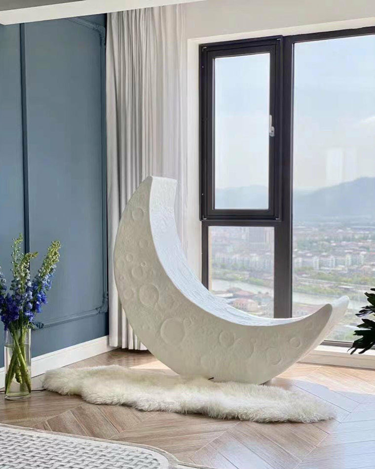 WOMO Crescent Moon Floor Lamp-WM7021