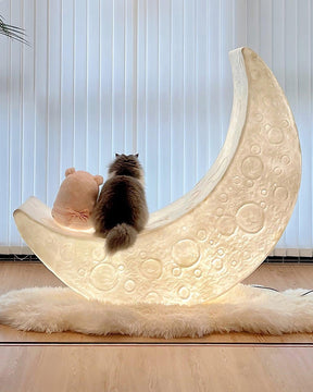 WOMO Crescent Moon Floor Lamp-WM7021