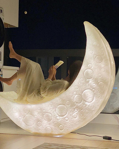 WOMO Crescent Moon Floor Lamp-WM7021