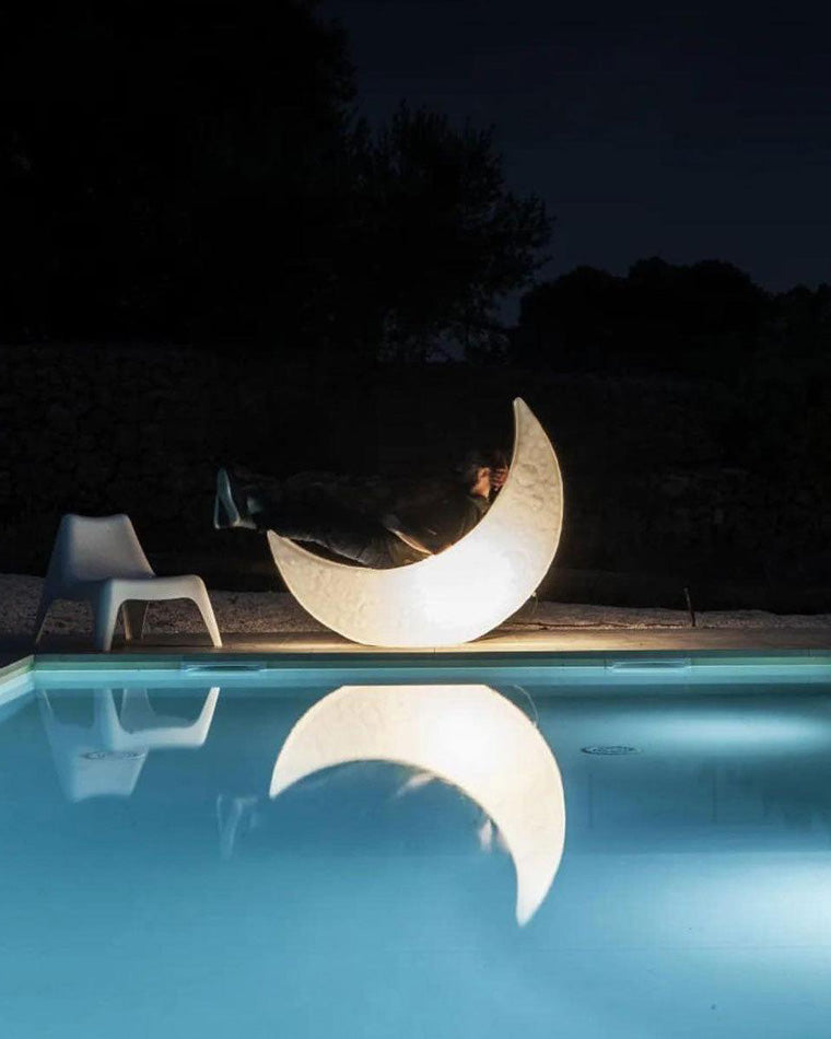 WOMO Crescent Moon Floor Lamp-WM7021